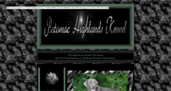 Desktop Screenshot of potomachighlandskennel.com
